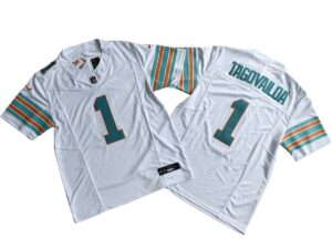 Tua Tagovailoa Miami Dolphins White Vapor Limited Jersey