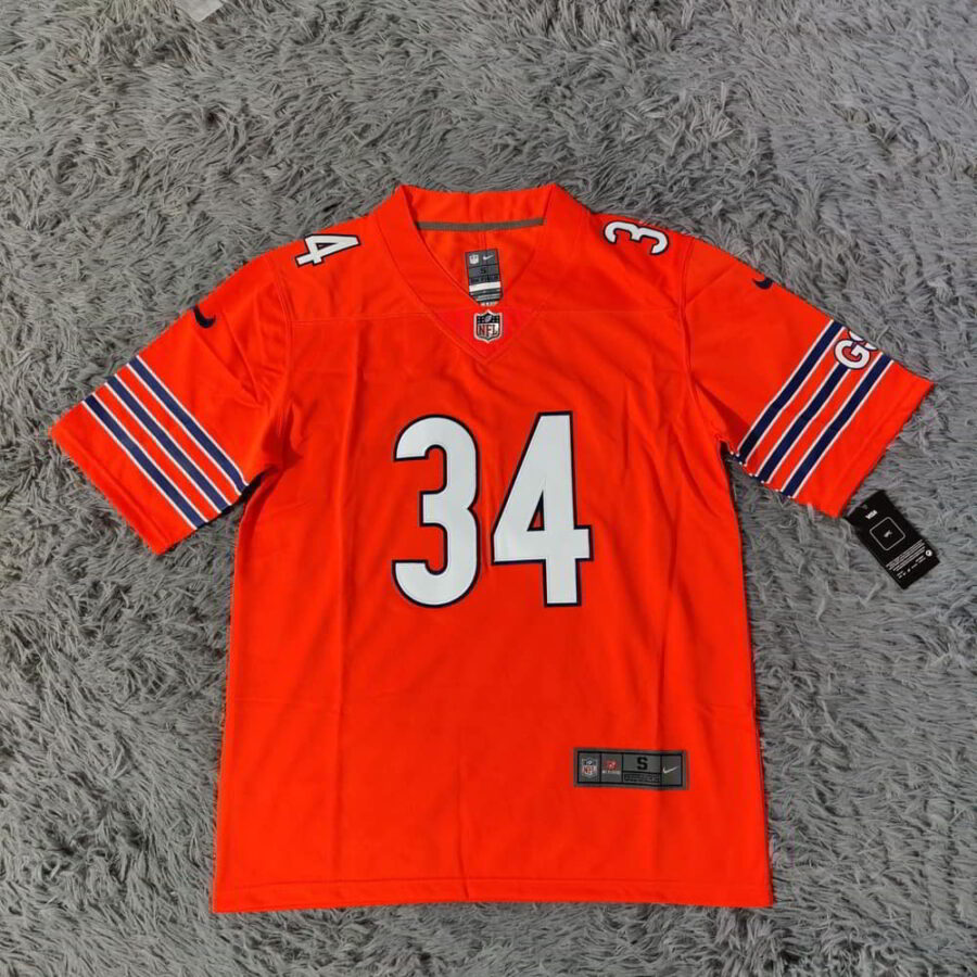 Walter Payton Chicago Bears Retired Player Jersey - Orange