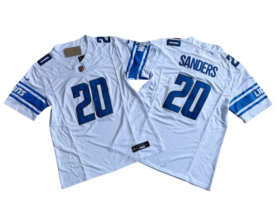 Barry Sanders Detroit Lions Vapor Limited Jersey - White