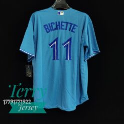 Bo Bichette Toronto Blue Jays Alternate Player Name Jersey - Powder Blue - back