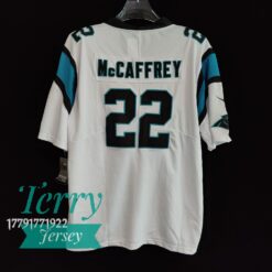 Christian McCaffrey Carolina Panthers Player Jersey - White - back