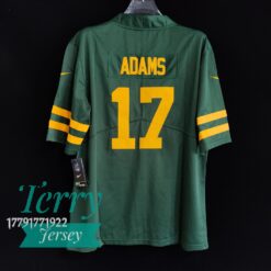 Davante Adams Green Bay Packers Alternate Player Jersey - Green - back