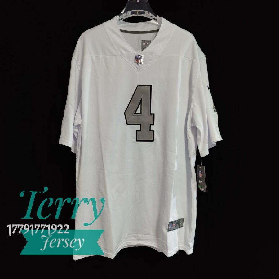 Derek Carr Las Vegas Raiders Color Rush Jersey - White