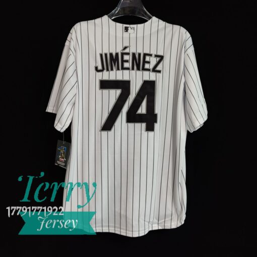 Eloy Jimenez Chicago White Sox Home Player Name Jersey - White - back