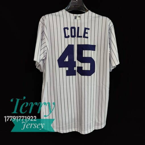 Gerrit Cole New York Yankees Home Player Name Jersey - White - back