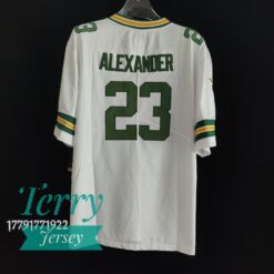 Jaire Alexander Green Bay Packers Player Jersey - White - back