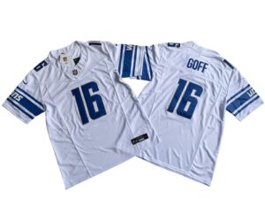 Jared Goff Detroit Lions Vapor Limited Jersey - White