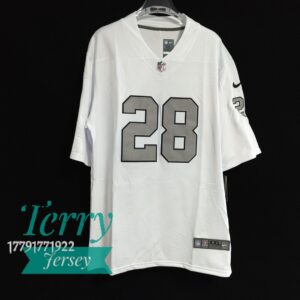 Josh Jacobs #28 Las Vegas Raiders Color Rush Jersey - White