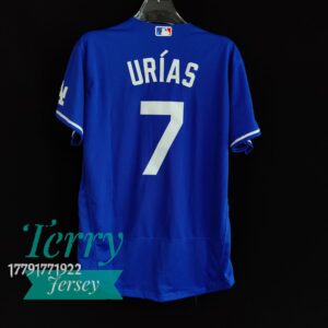 Julio Urias Los Angeles Dodgers Player Jersey - Royal - back