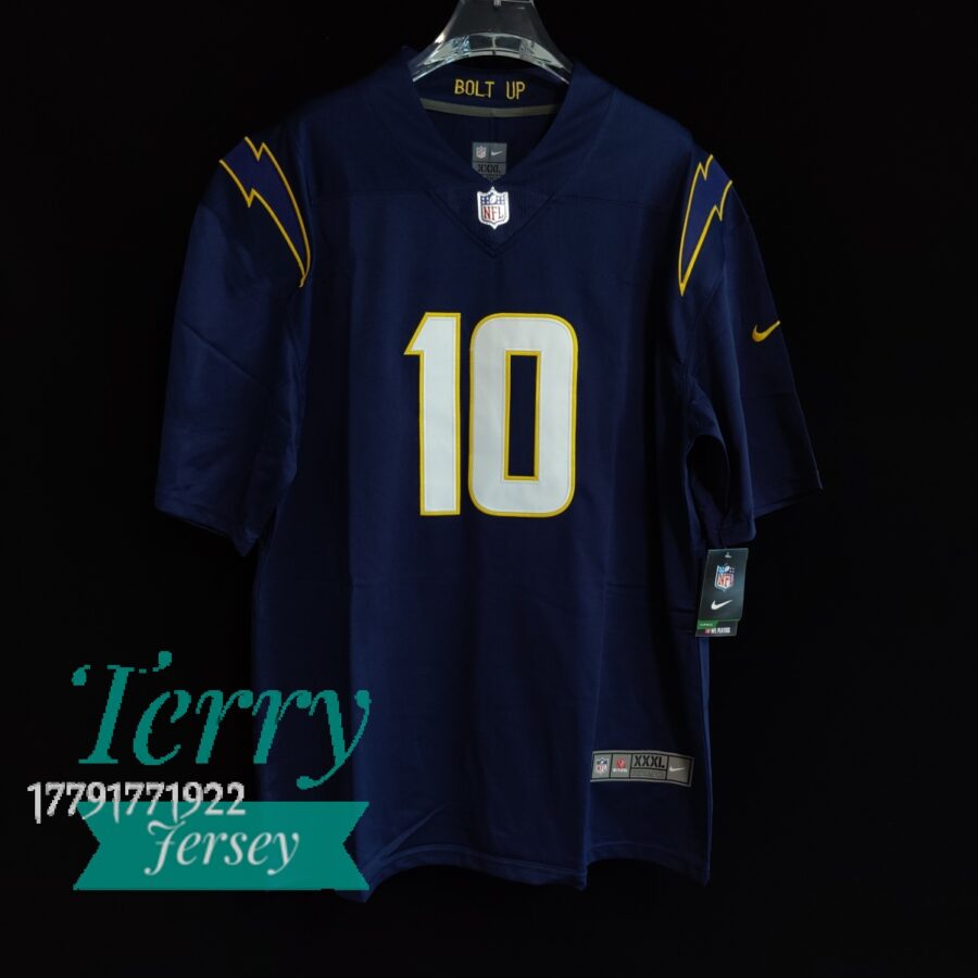 Justin Herbert Los Angeles Chargers Alternate Jersey - Navy