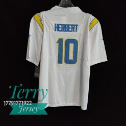 Justin Herbert Los Angeles Chargers Vapor Limited Jersey - White - back