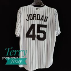 Michael Jordan Chicago White Sox Jersey - White - back