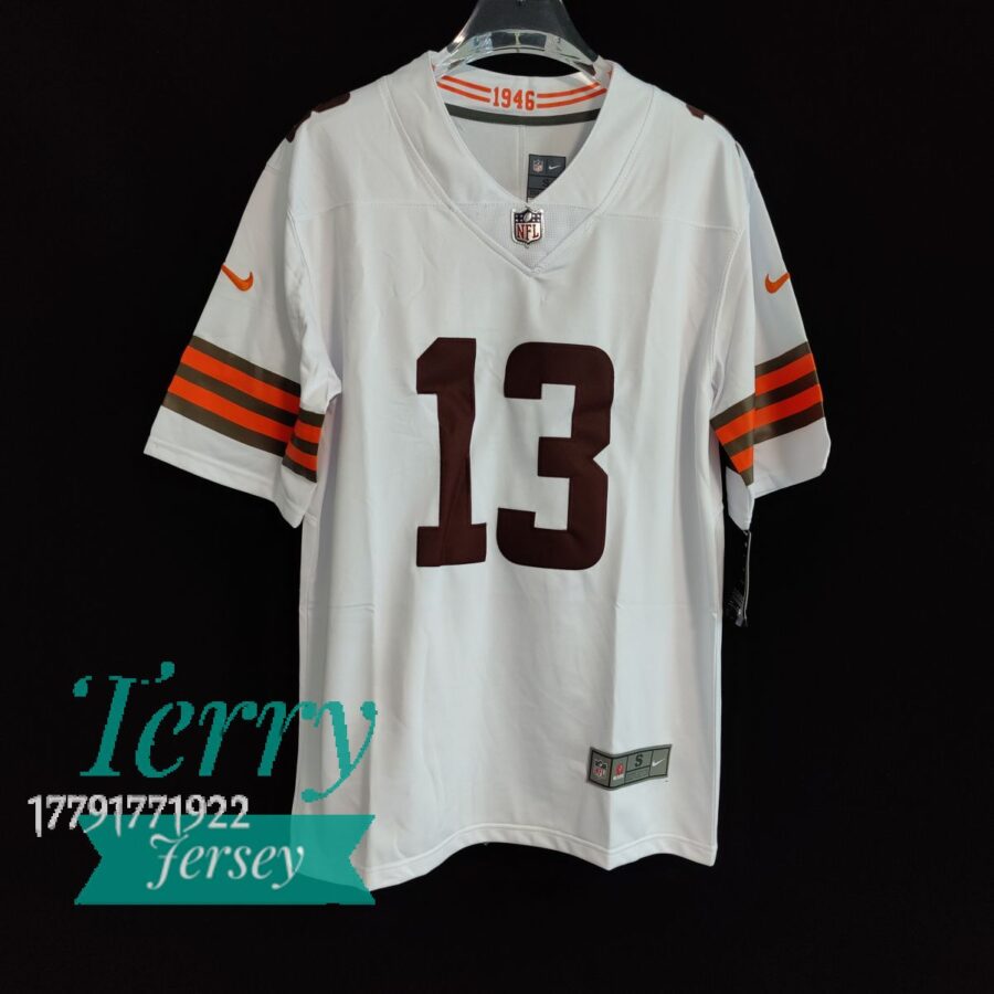 Odell Beckham Jr. White Cleveland Browns Vapor Limited Jersey