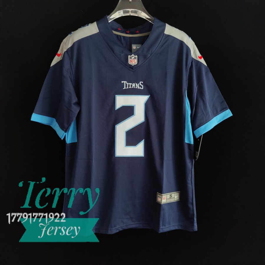 Tennessee Titans Julio Jones Navy Jersey