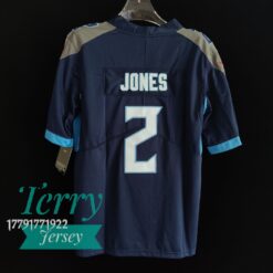 Tennessee Titans Julio Jones Navy Jersey - back