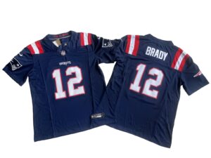 Tom Brady New England Patriots Navy Vapor Limited Jersey