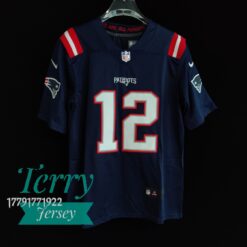 Tom Brady New England Patriots Retired Player Jersey – Navy