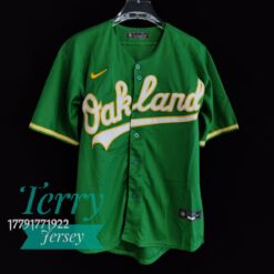 Yoenis Cespedes Oakland Athletics Alternate Jersey - Green