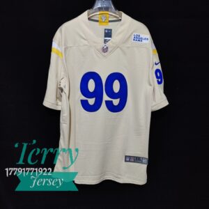 Aaron Donald Los Angeles Rams Jersey - Bone