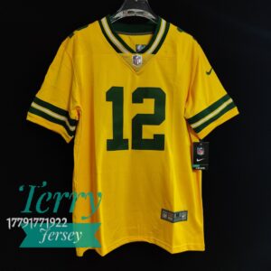 Aaron Rodgers Green Bay Packers Inverted Legend Jersey - Gold