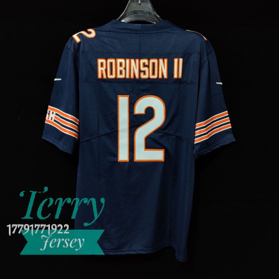 Allen Robinson Navy Chicago Bears Player Jersey - back