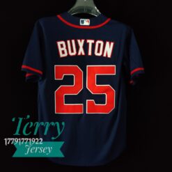 Byron Buxton Minnesota Twins Player Jersey - Navy - back