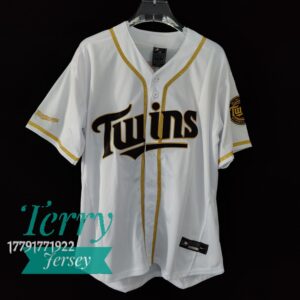 Carlos Correa Minnesota Twins White Golden Jersey