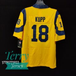 Cooper Kupp Los Angeles Rams Legend Gold Color Rush Jersey - back