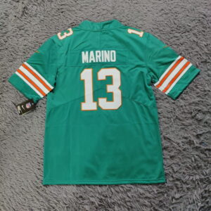 Dan Marino Miami Dolphins Retired Jersey – Teal back