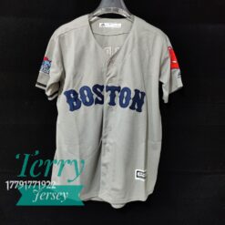 Dustin Pedroia Red Sox 2018 World Series Road Jersey