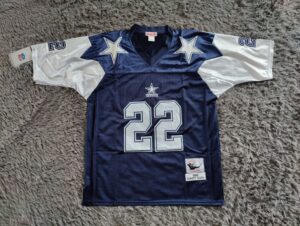 Emmitt Smith Dallas Cowboys 2004 Throwback Retired Player Jersey - Navy