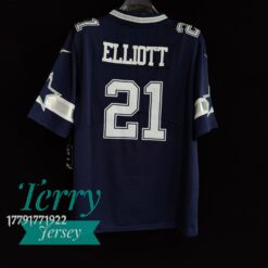 Ezekiel Elliott Dallas Cowboys Vapor Limited Player Jersey – Navy - back