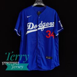 Fernando Valenzuela Los Angeles Dodgers Royal Jersey