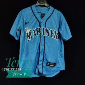 Jarred Kelenic #10 Seattle Mariners Light Blue Jersey