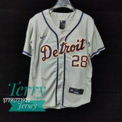 Javier Baez Detroit Tigers Road Jersey - Gray