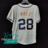 Javier Baez Detroit Tigers Road Jersey - Gray - back