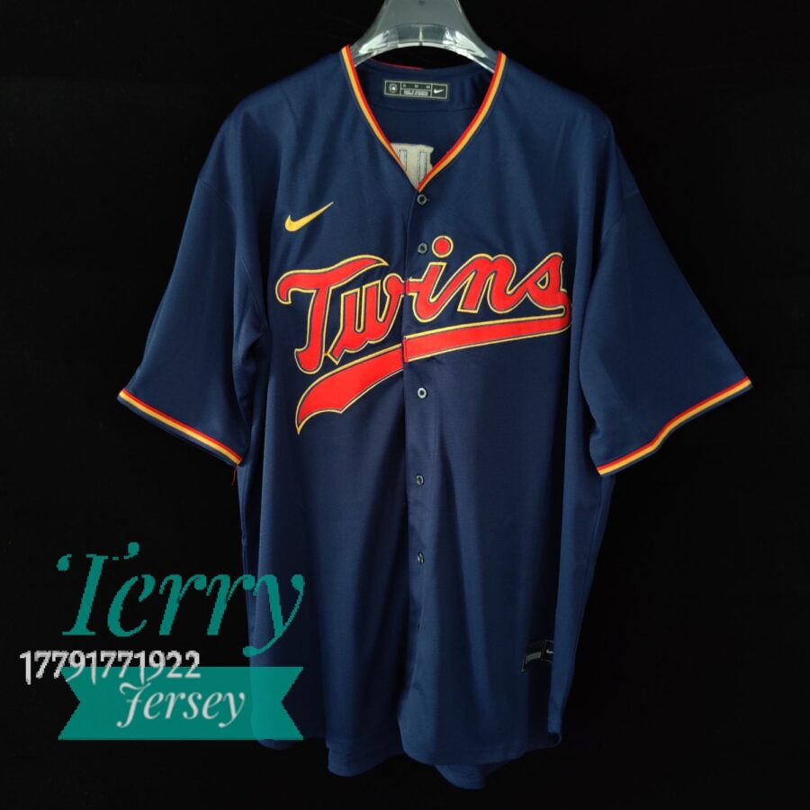 Joe Mauer Minnesota Twins Navy Alternate Jersey