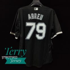 Jose Abreu Chicago White Sox Alternate Player Jersey – Black - back