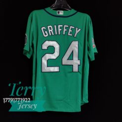 Ken Griffey Jr. 1995 Seattle Mariners Green Jersey - back