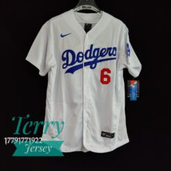 Los Angeles Dodgers Trea Turner White Home Jersey