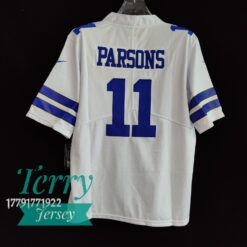 Micah Parsons Dallas Cowboys Vapor Limited Jersey – White - back