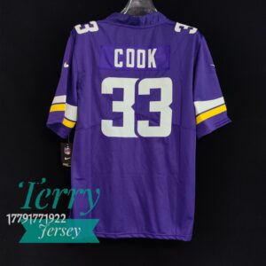 Minnesota Vikings Dalvin Cook #33 Purple Limited Jersey - back