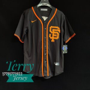 San Francisco Giants Brandon Crawford Black Alternate Jersey