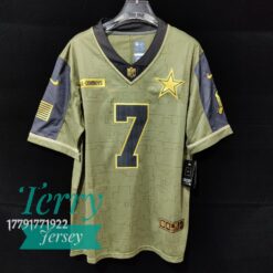 Trevon Diggs Dallas Cowboys Olive 2021 Salute To Service Limited Player Jersey