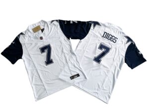 Trevon Diggs Dallas Cowboys White Alternate Vapor Limited Jersey