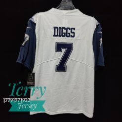 Trevon Diggs White Dallas Cowboys Limited Vapor Jersey - back