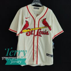 Yadier Molina St. Louis Cardinals Alternate Player Name Jersey - Cream
