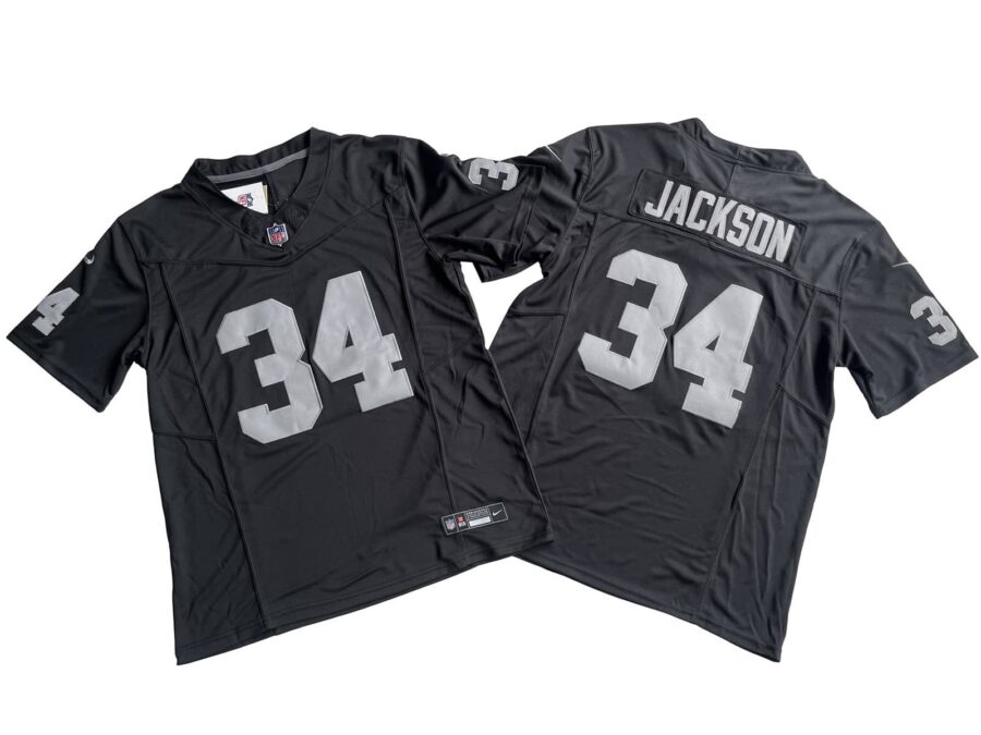 Bo Jackson Las Vegas Raiders Black Vapor Limited Jersey