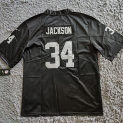Bo Jackson Oakland Raiders Vapor Limited Jersey – Black back