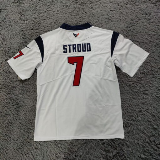 Houston Texans C.J. Stroud Nike White Game Jersey back